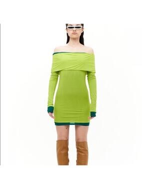 simon miller albers knit mini dress Albers Knit Dress Lucky Red  The NKC Store